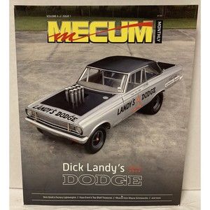 Mecum Auction Monthly Magazine Collector Antique Cars Volume 5 Issue 1 2018